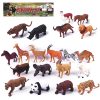 10 animales diferentes, rinoceronte, jirafa, león, oso panda, cebra, camello...
